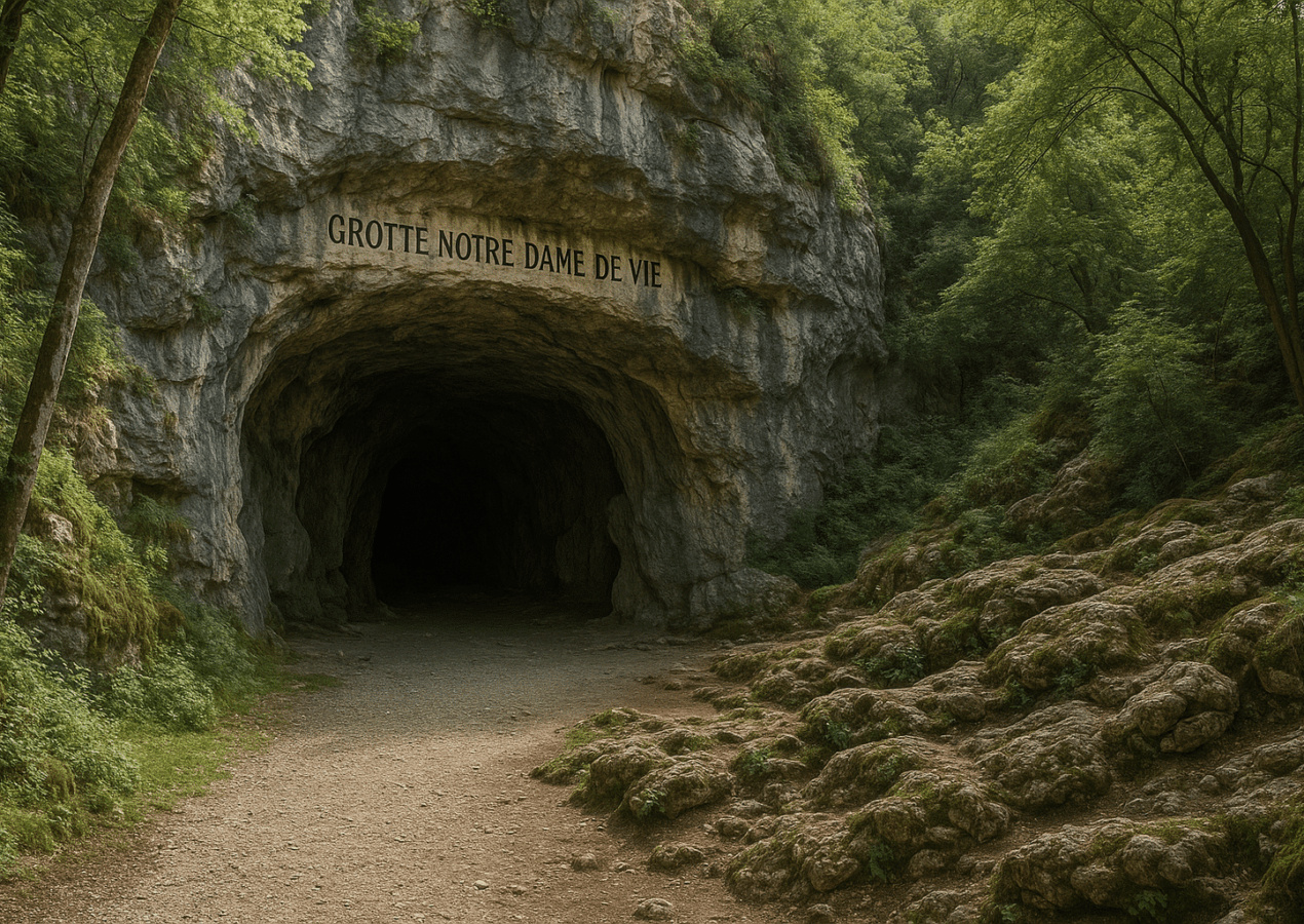 Grotte & Chapelle Notre-Dame-de-Vie : itinéraires, sécurité, photos et histoire