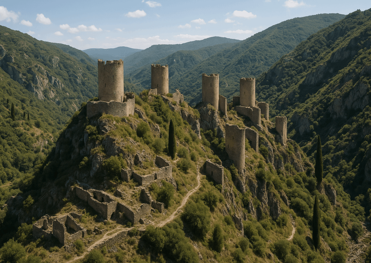 Lastours : guide photo du belvédère — meilleurs points de vue et randonnée famille